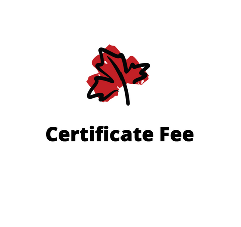 Certificate Fee - 25